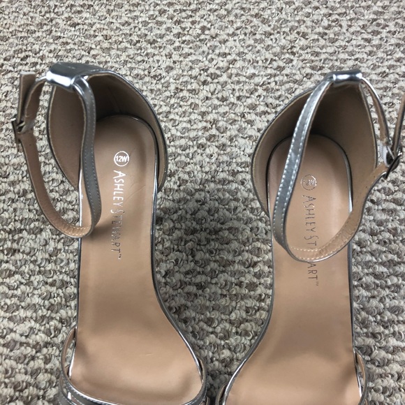 SOLD ❗️Ashley Stewart Strap Heels 12 Wide - Picture 4 of 7